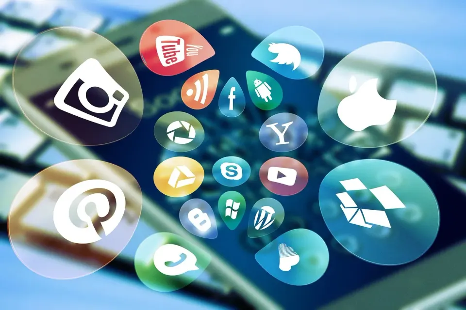 social media, social, keyboard, icon