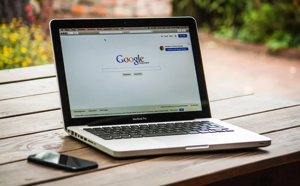 macbook, laptop, google, display