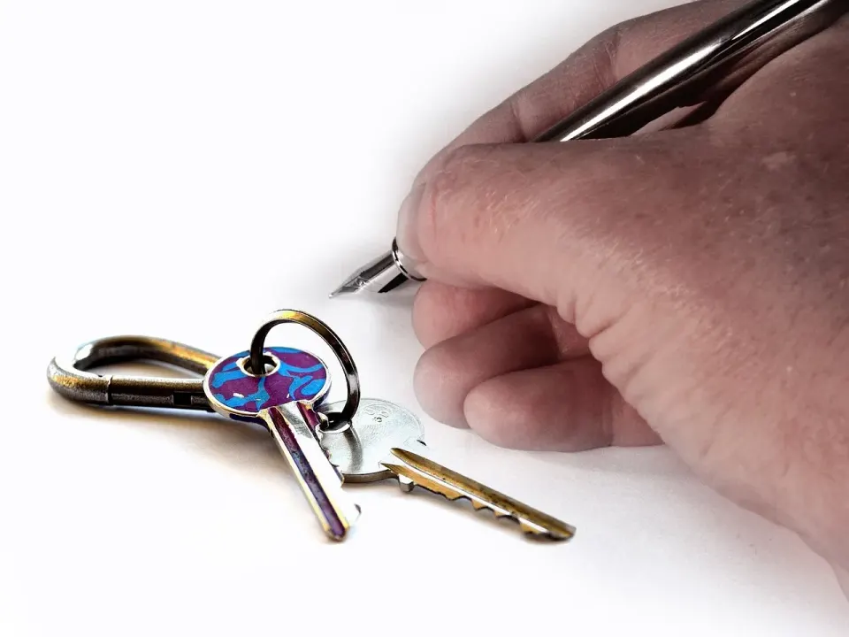 hand, key, house keys, keys
